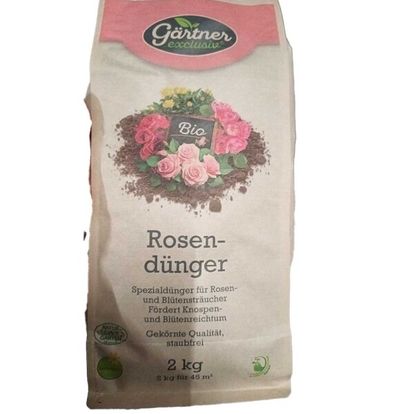 Grtner Exclusiv Rosendnger  Bio-NPK 6+4+5, chloridarm & staubfr,  11,50
