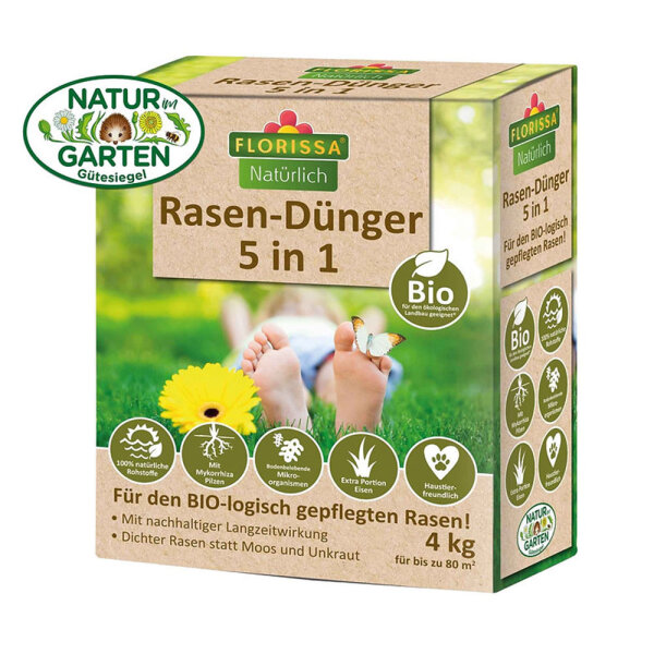 Rasendünger 5 in 1 4kg