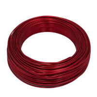 Aluminiumdraht Bordeaux 60m