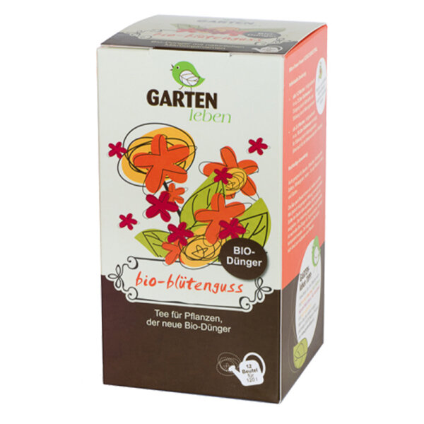 Bio Blütenguss Gartenleben 12 Beutel á 45 ml